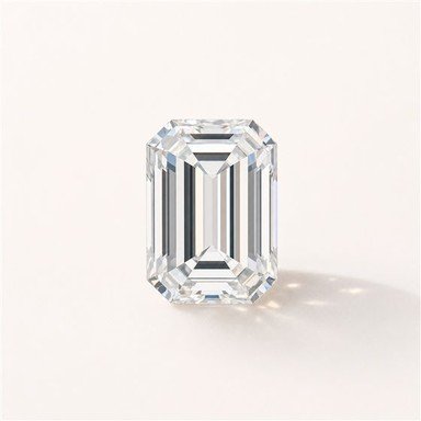 Emerald cut diamond