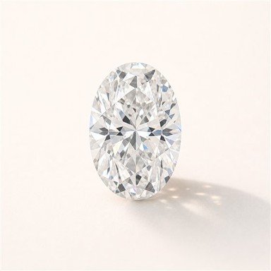Oval cut diamond